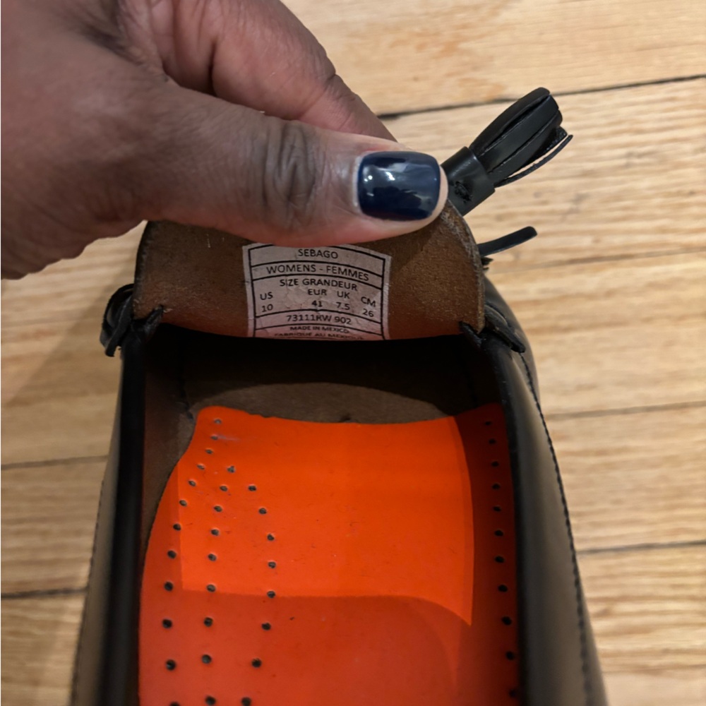 Sebago Classic Black Tassel Loafers - Picture 3 of 3